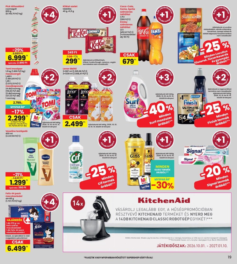 Interspar akciós újság 2026.10.01-től - 19. oldal.