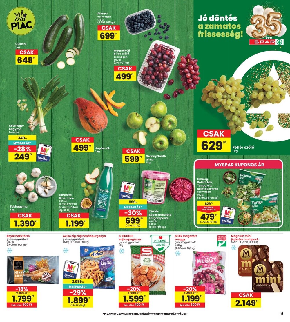 Interspar akciós újság 2026.10.01-től - 9. oldal.