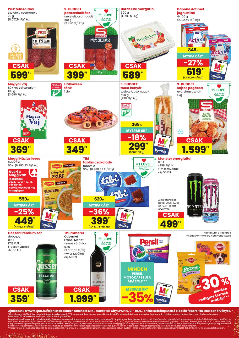 Spar Market akciós újság 2026.10.01-től - 2. oldal.
