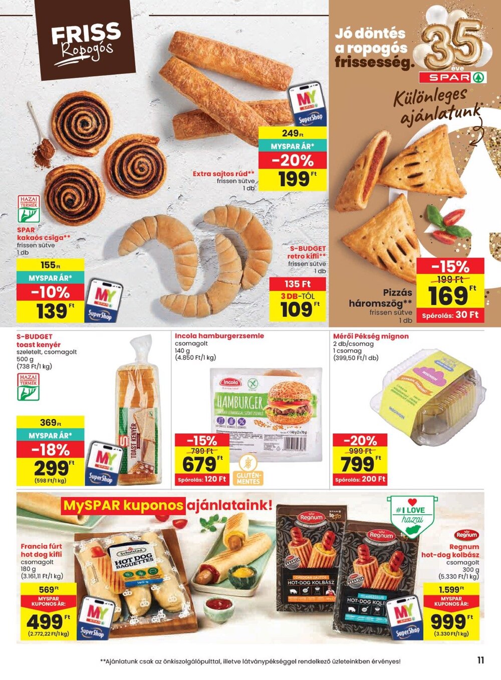 Spar akciós újság 2026.10.01-től - 11. oldal.