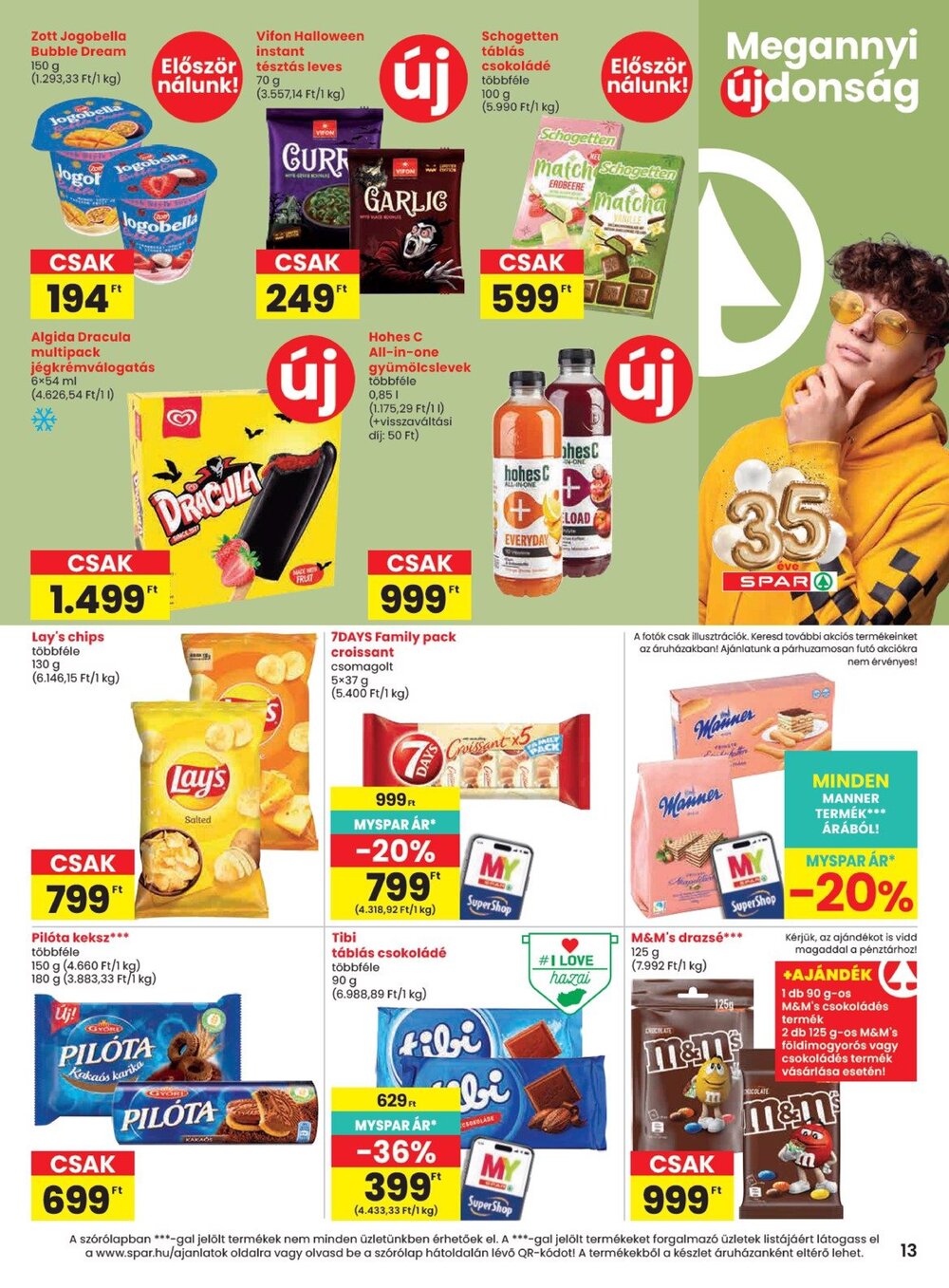 Spar akciós újság 2026.10.01-től - 13. oldal.