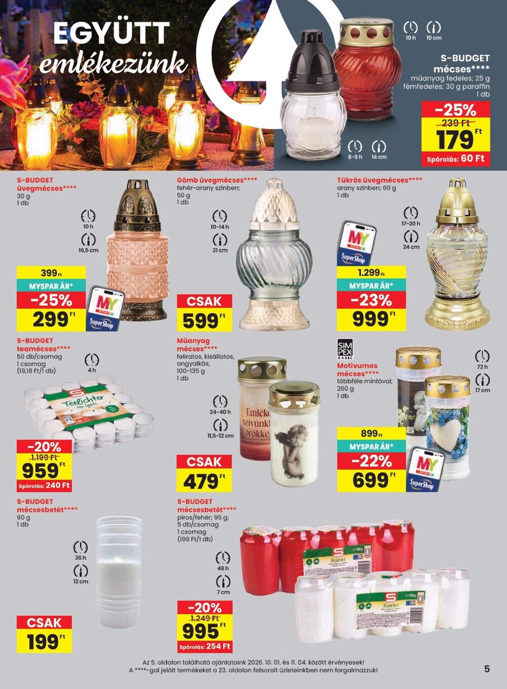 Spar akciós újság 2026.10.01-től - 5. oldal.