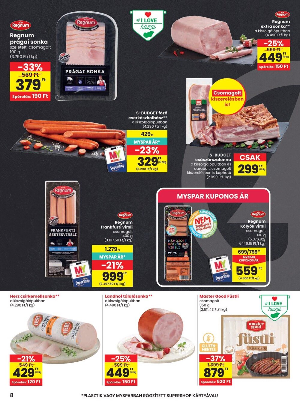 Spar akciós újság 2026.10.01-től - 8. oldal.