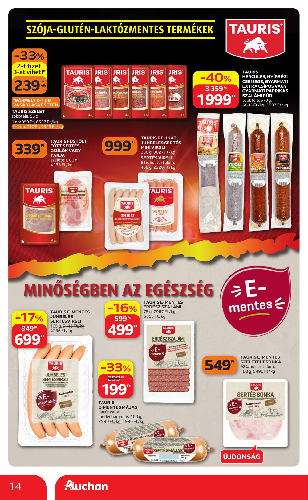 Auchan akciós újság 2026.10.01-től - 14. oldal.