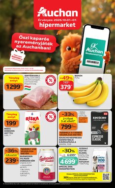 Auchan akciós újság 2026.10.01-től