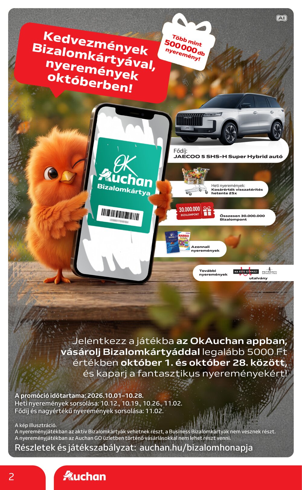 Auchan akciós újság 2026.10.01-től - 2. oldal.