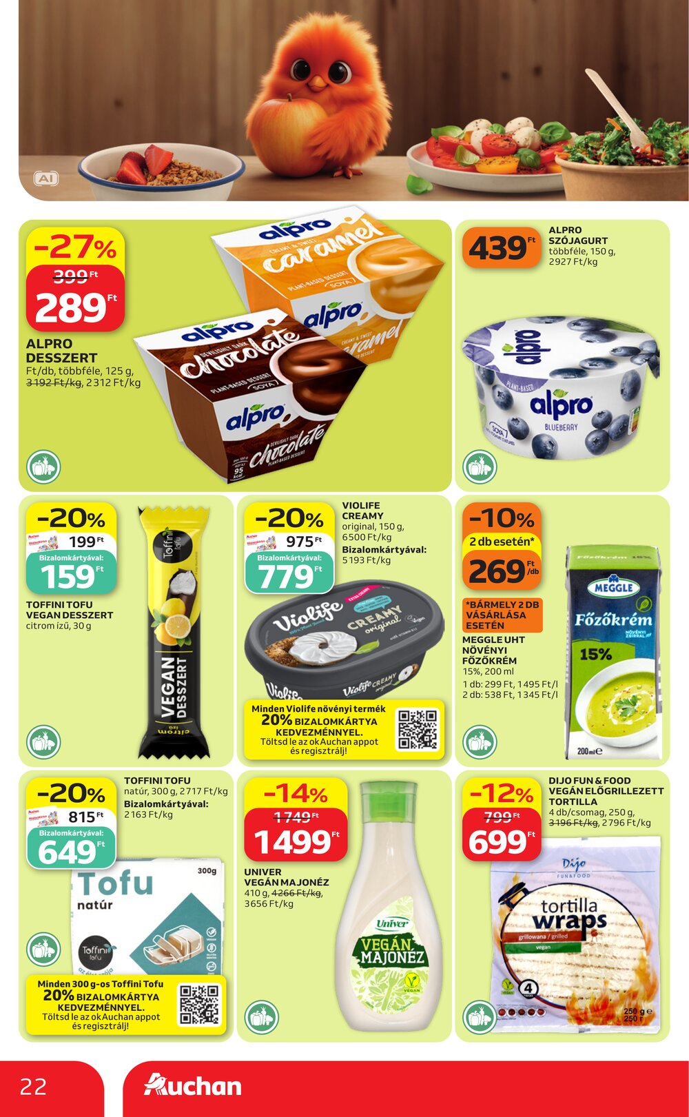 Auchan akciós újság 2026.10.01-től - 22. oldal.