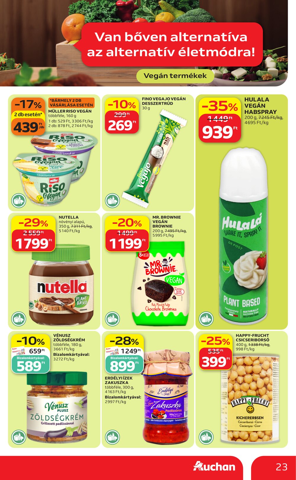 Auchan akciós újság 2026.10.01-től - 23. oldal.