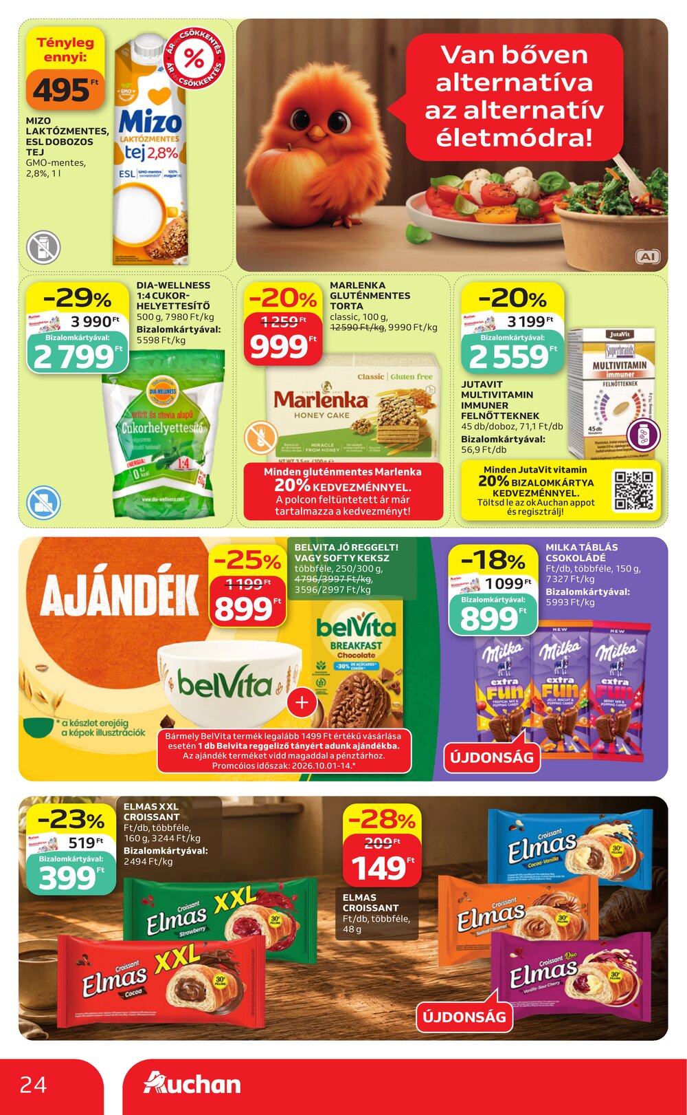 Auchan akciós újság 2026.10.01-től - 24. oldal.