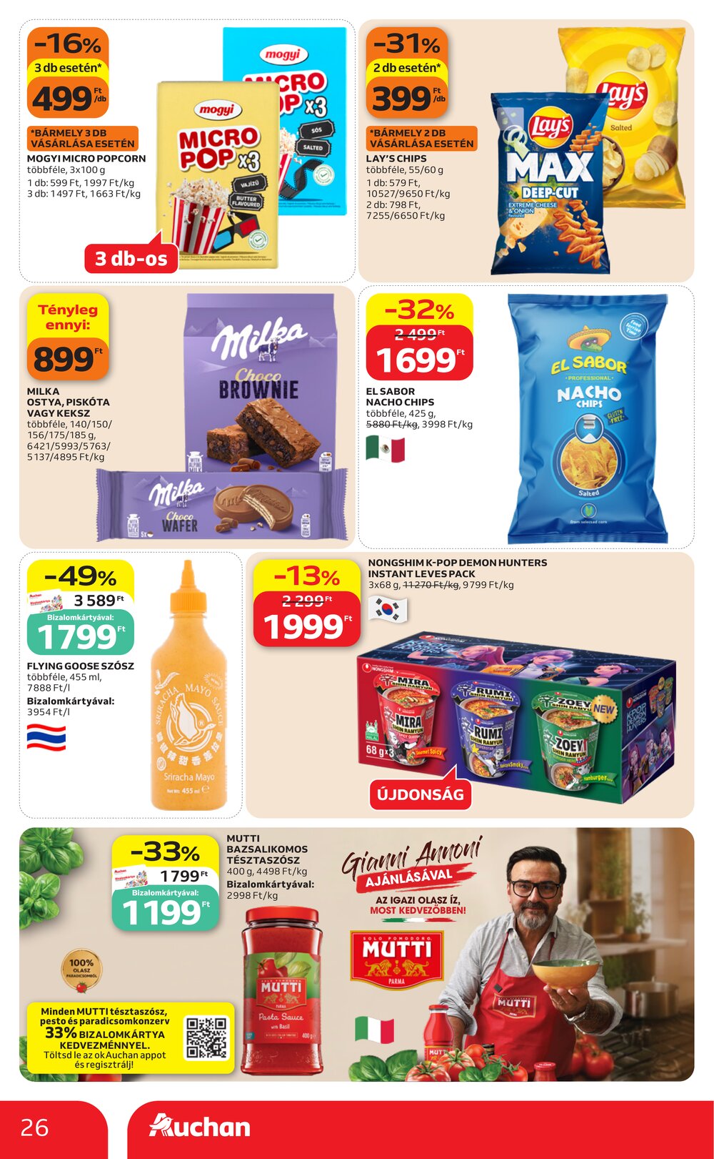 Auchan akciós újság 2026.10.01-től - 26. oldal.
