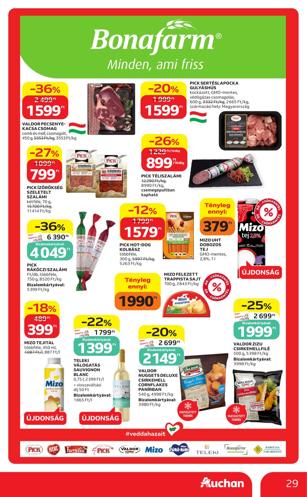 Auchan akciós újság 2026.10.01-től - 29. oldal.