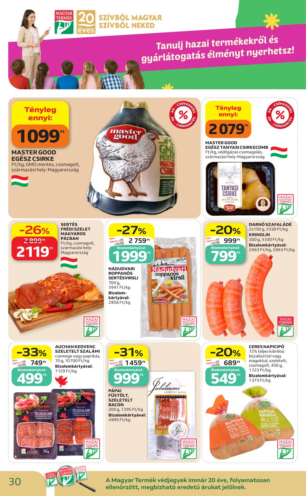 Auchan akciós újság 2026.10.01-től - 30. oldal.