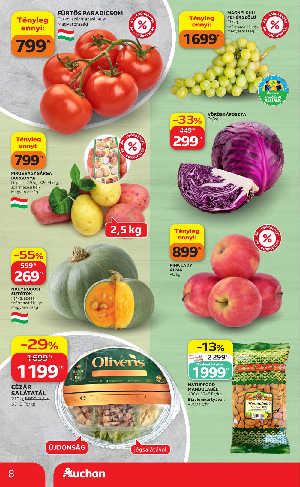Auchan akciós újság 2026.10.01-től - 8. oldal.