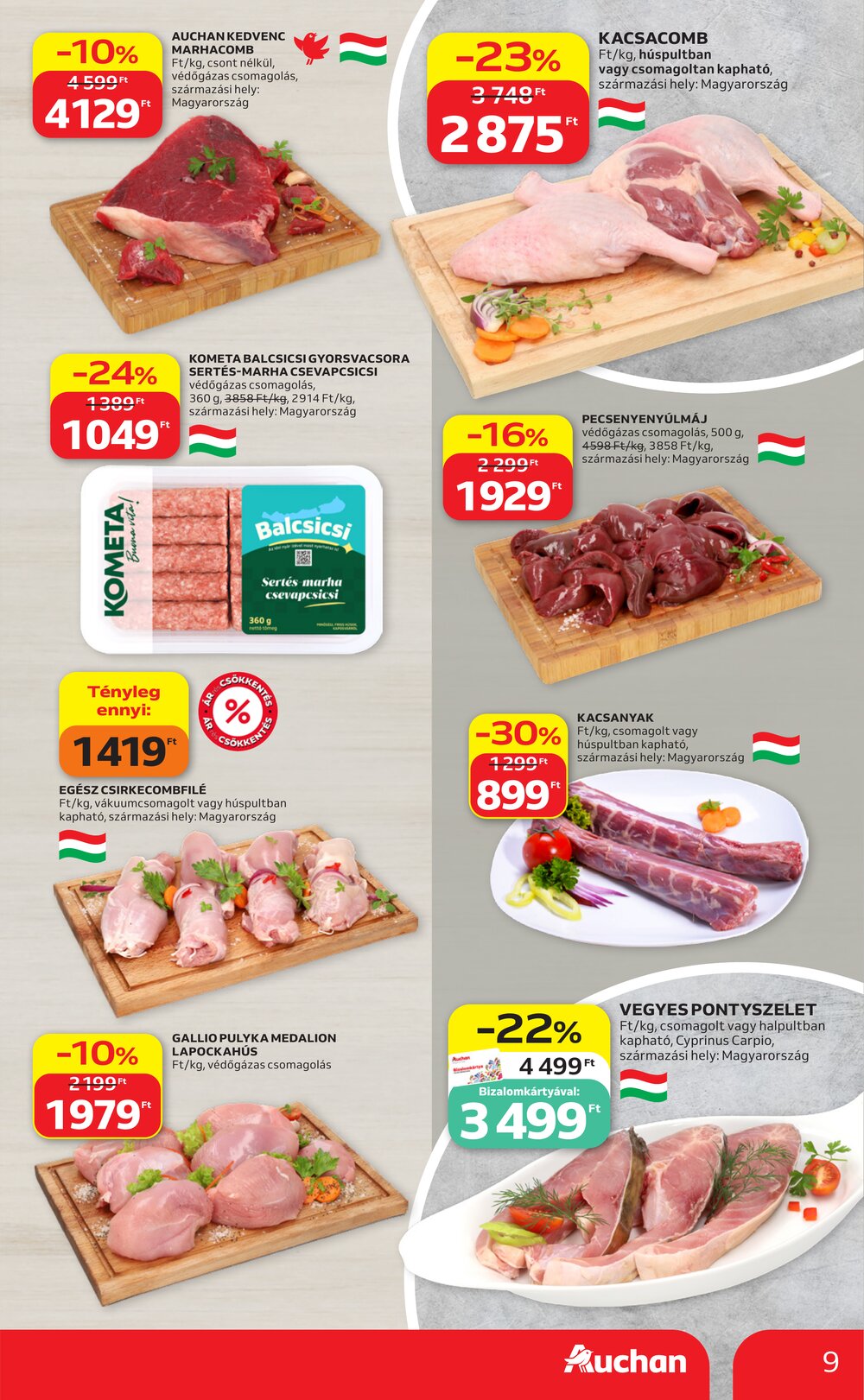 Auchan akciós újság 2026.10.01-től - 9. oldal.