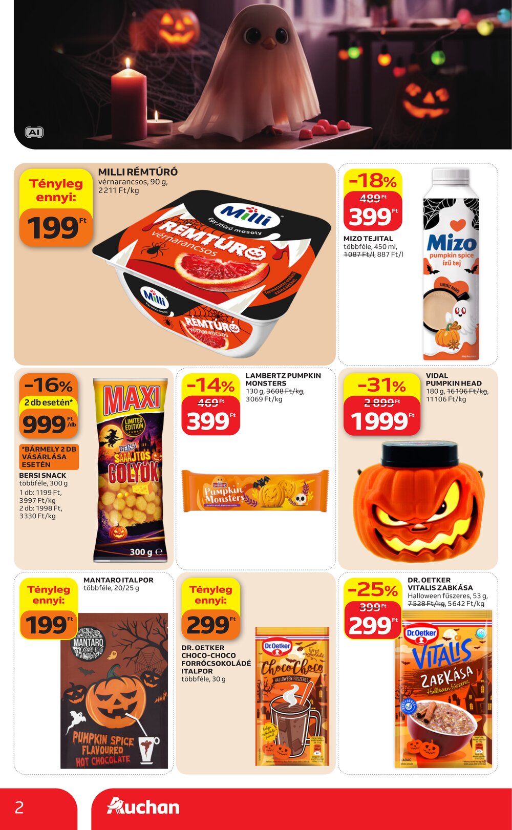 Auchan akciós újság 2026.10.01-től - 2. oldal.