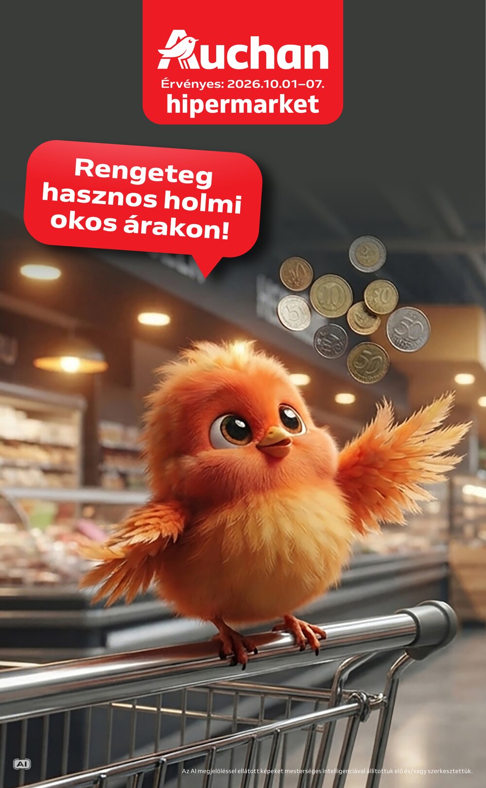Auchan akciós újság 2026.10.01-től - 1. oldal.