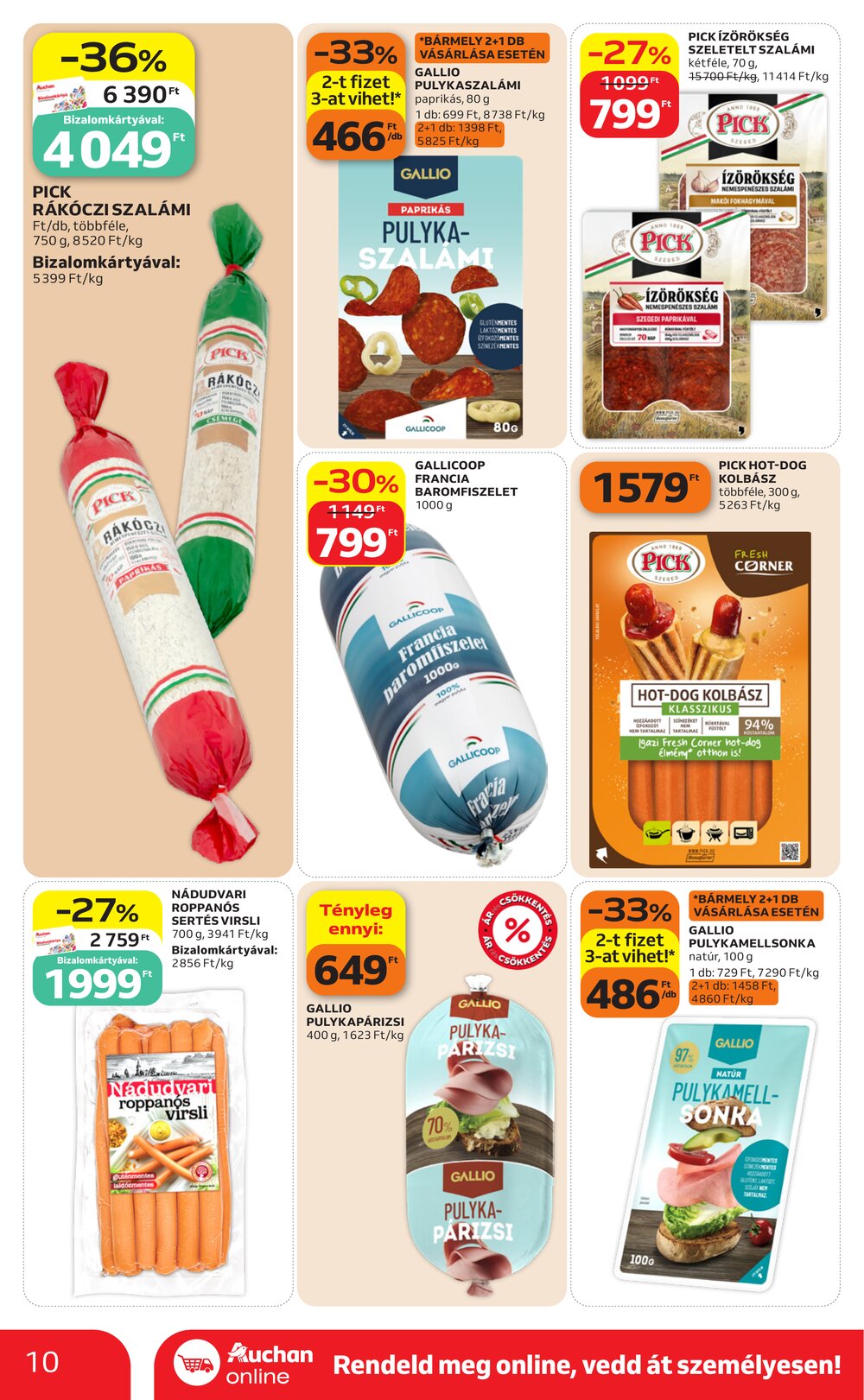 Auchan akciós újság 2026.10.01-től - 10. oldal.