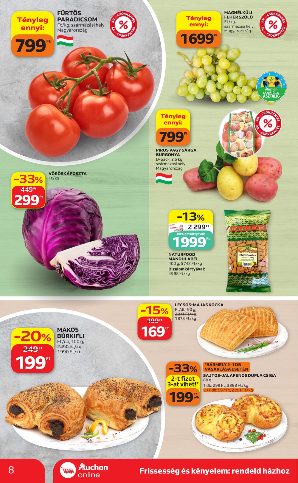 Auchan akciós újság 2026.10.01-től - 8. oldal.