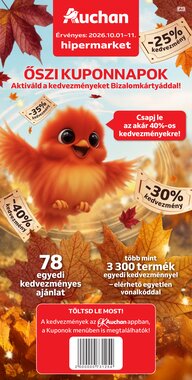 Auchan akciós újság 2026.10.01-től