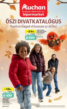 Auchan akciós újság 2026.10.01-től