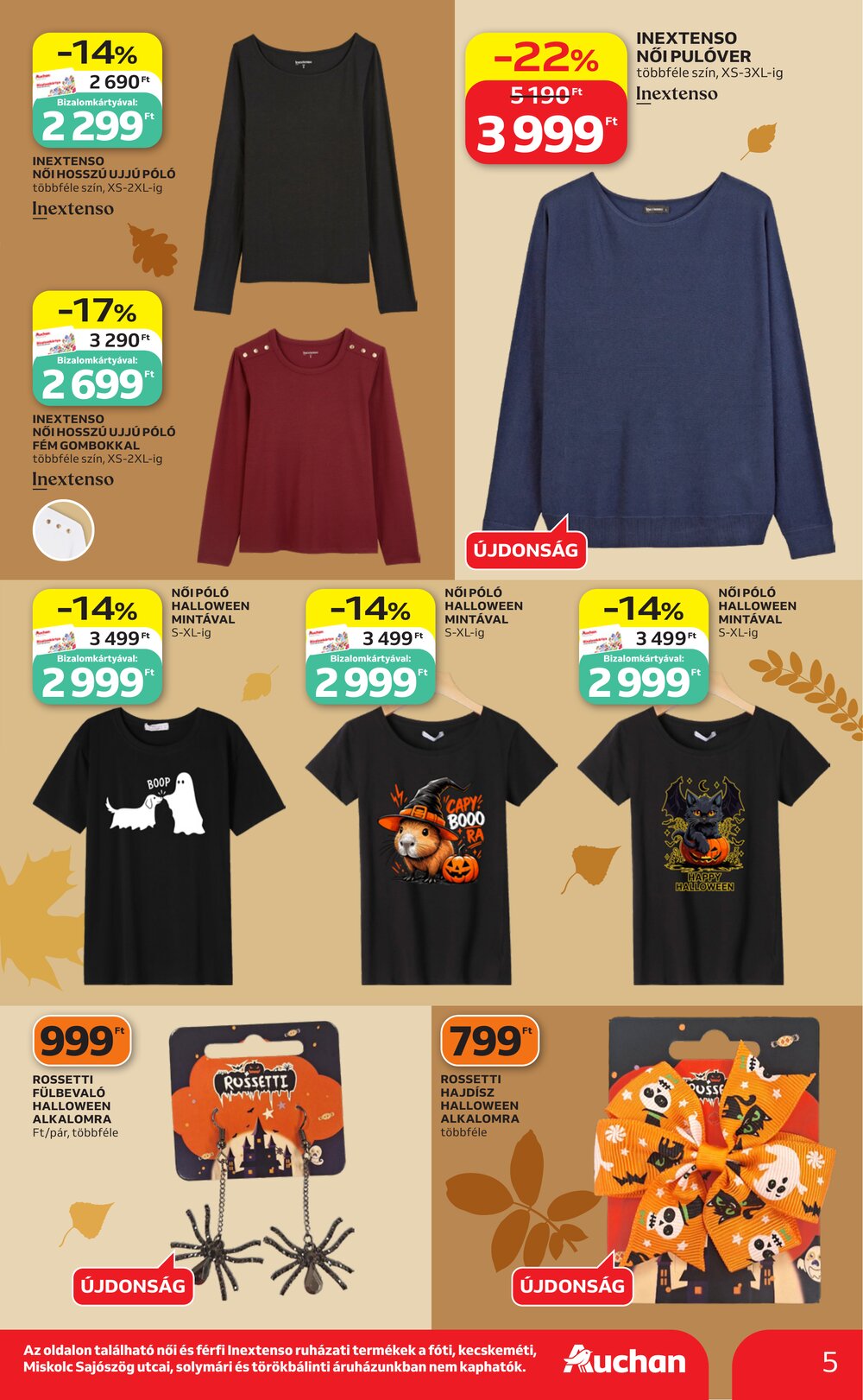 Auchan akciós újság 2026.10.01-től - 5. oldal.