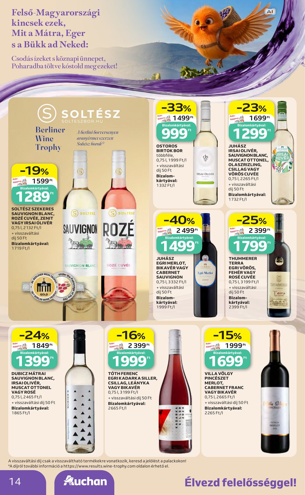 Auchan akciós újság 2026.10.01-től - 14. oldal.