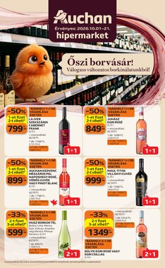 Auchan akciós újság 2026.10.01-től