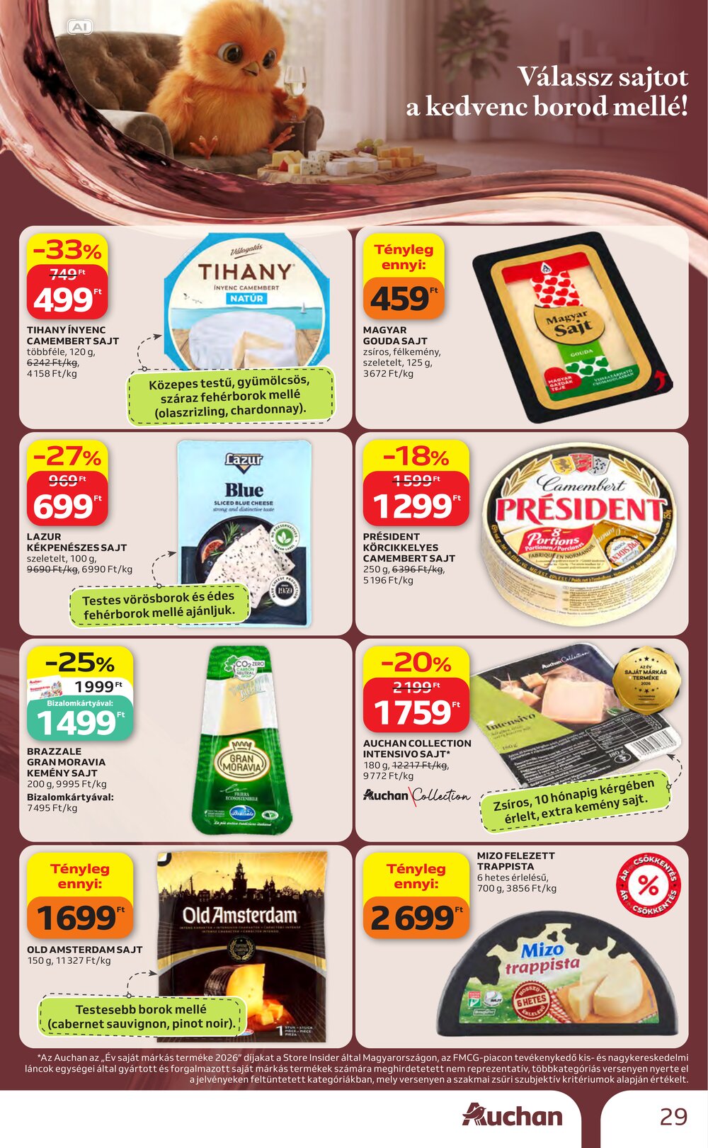 Auchan akciós újság 2026.10.01-től - 29. oldal.