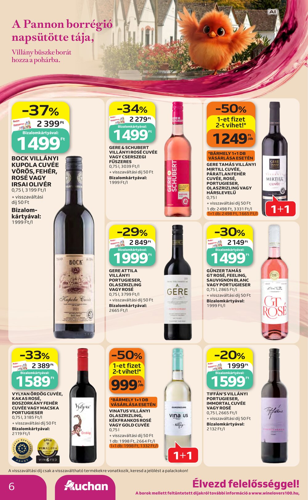 Auchan akciós újság 2026.10.01-től - 6. oldal.
