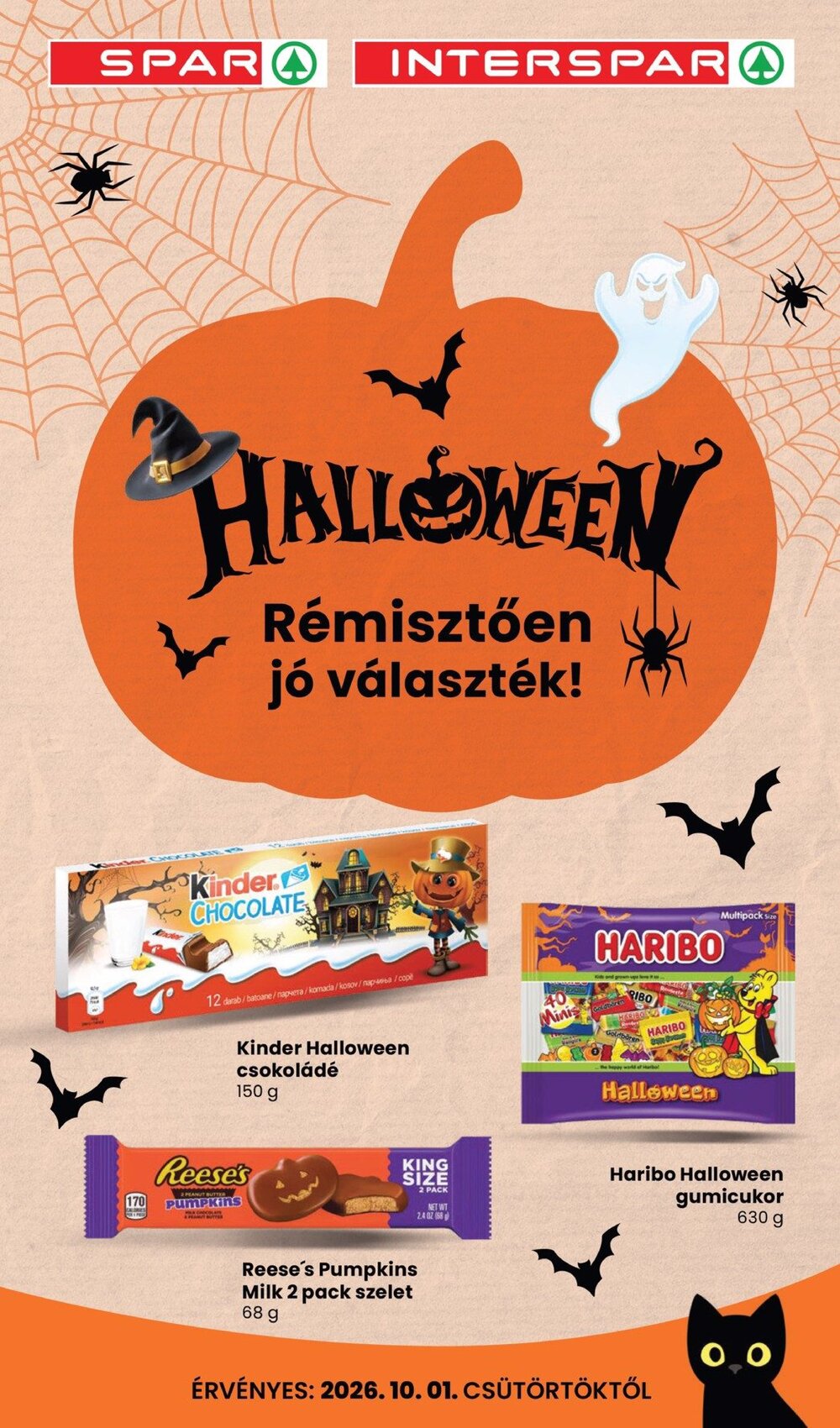 Spar akciós újság 2026.10.01-től - 1. oldal.
