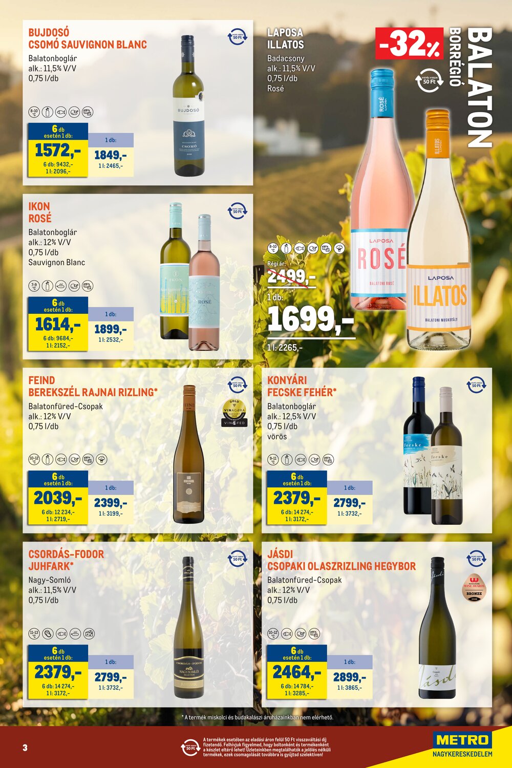 METRO akciós újság 2026.10.01-től - 3. oldal.