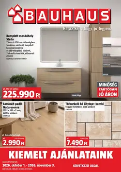 Bauhaus akciós újság 2026.10.01-től