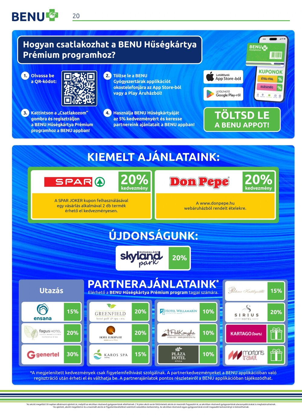 BENU Gyógyszertárak akciós újság 2026.10.01-től - 20. oldal.