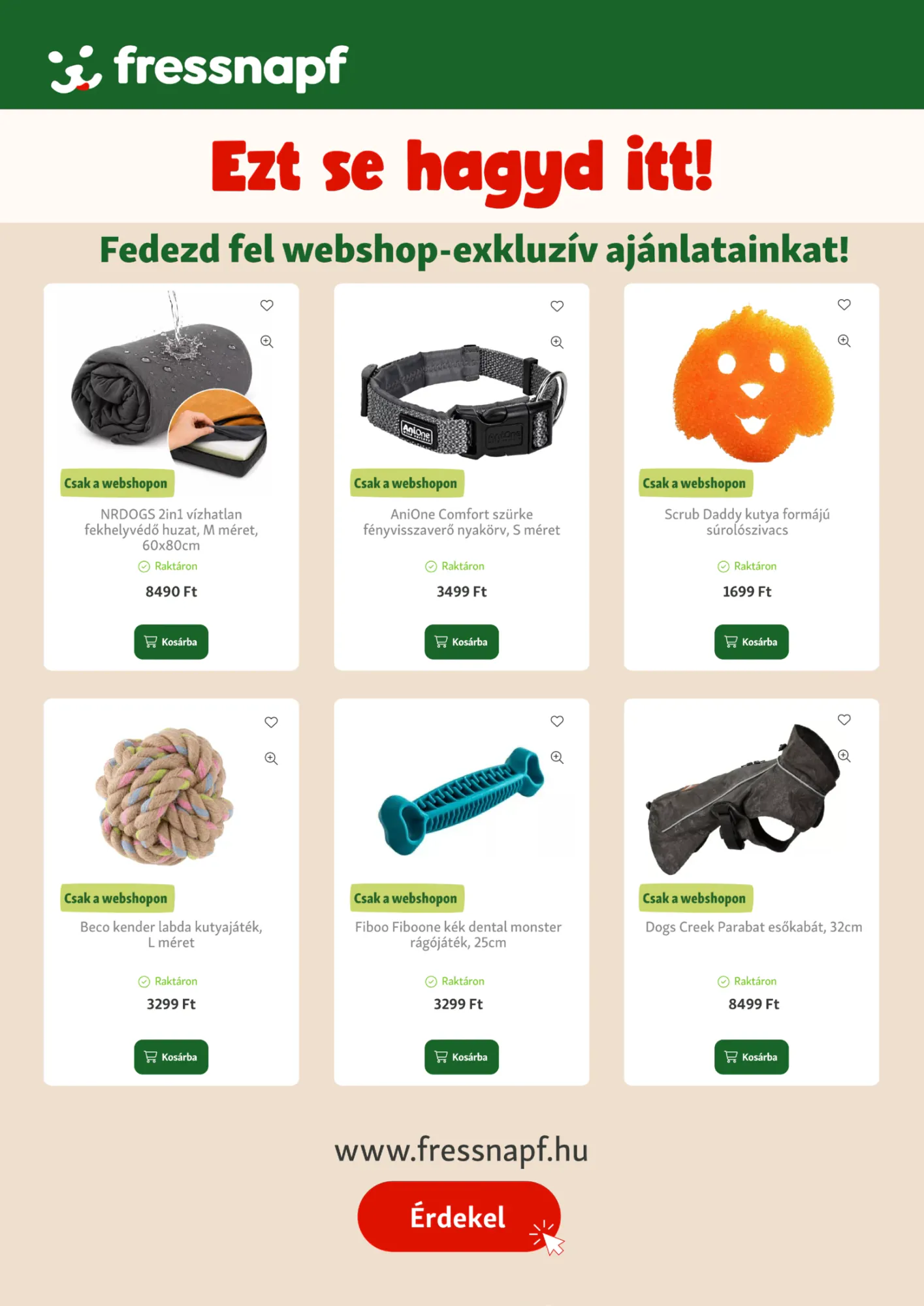 Fressnapf akciós újság 2026.10.01-től - 20. oldal.