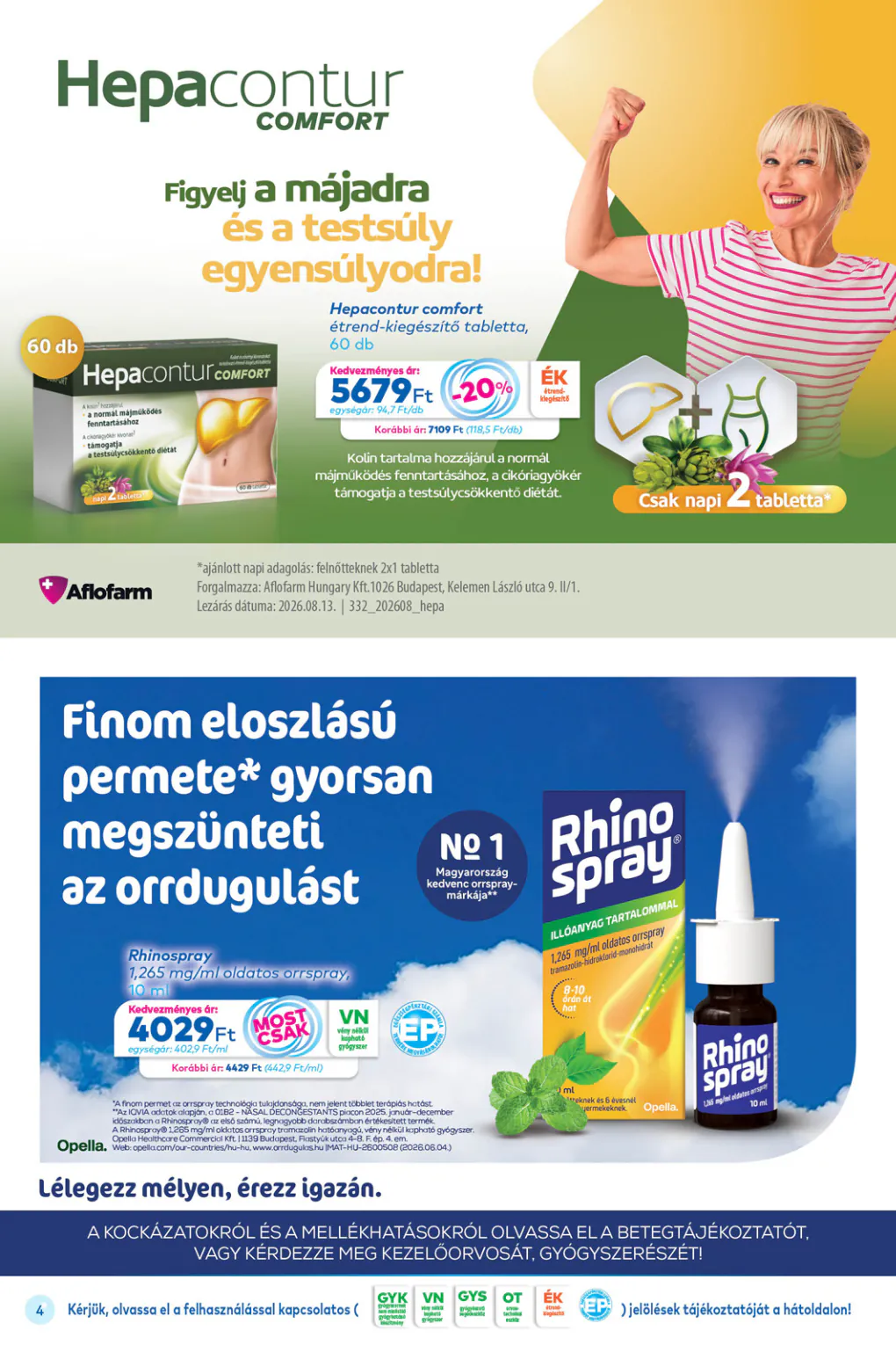 Gyöngy Patikák akciós újság 2026.10.01-től - 4. oldal.