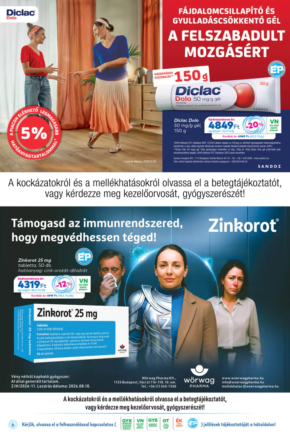 Gyöngy Patikák akciós újság 2026.10.01-től - 6. oldal.