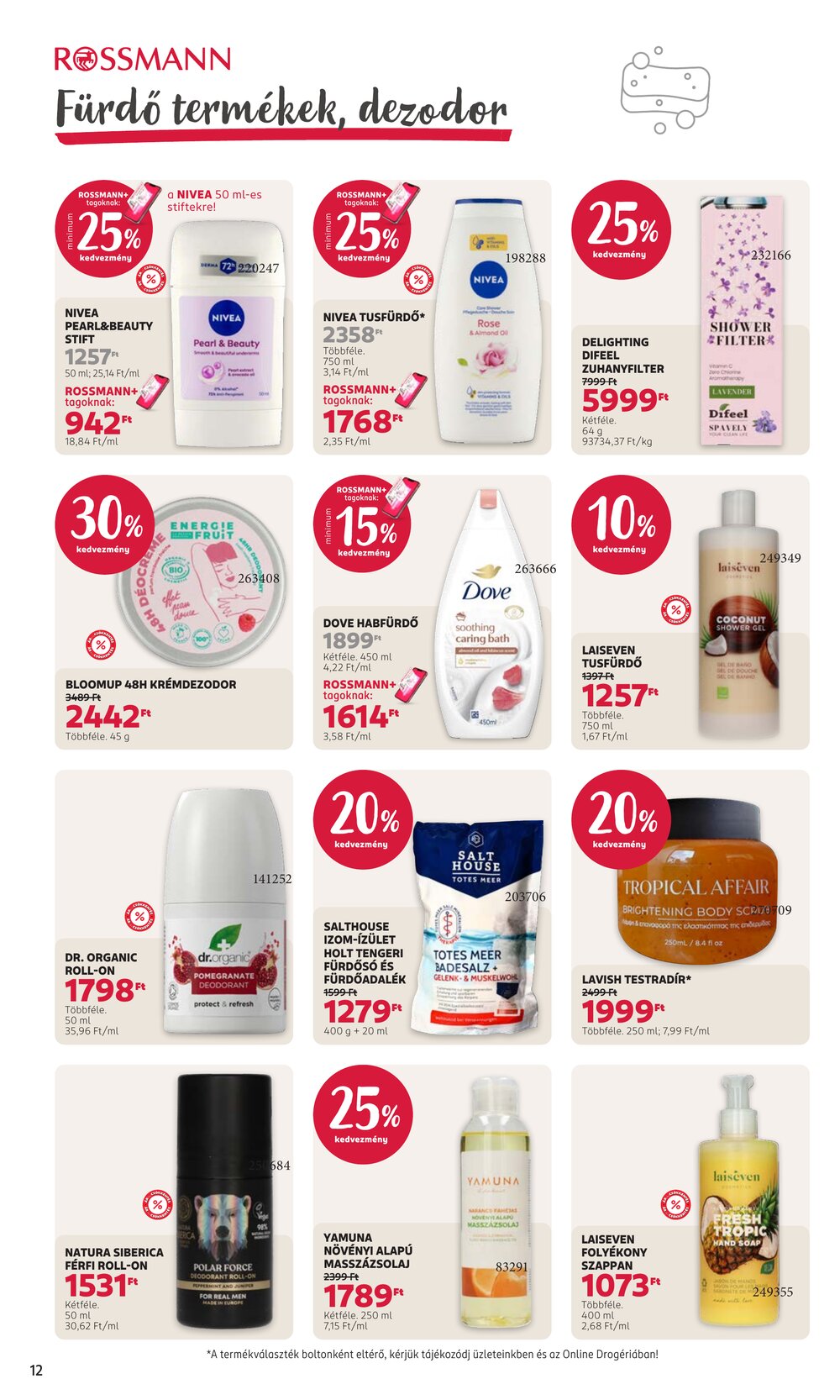 Rossmann akciós újság 2026.10.05-től - 14. oldal.