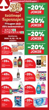 Spar akciós újság 2026.10.05-től