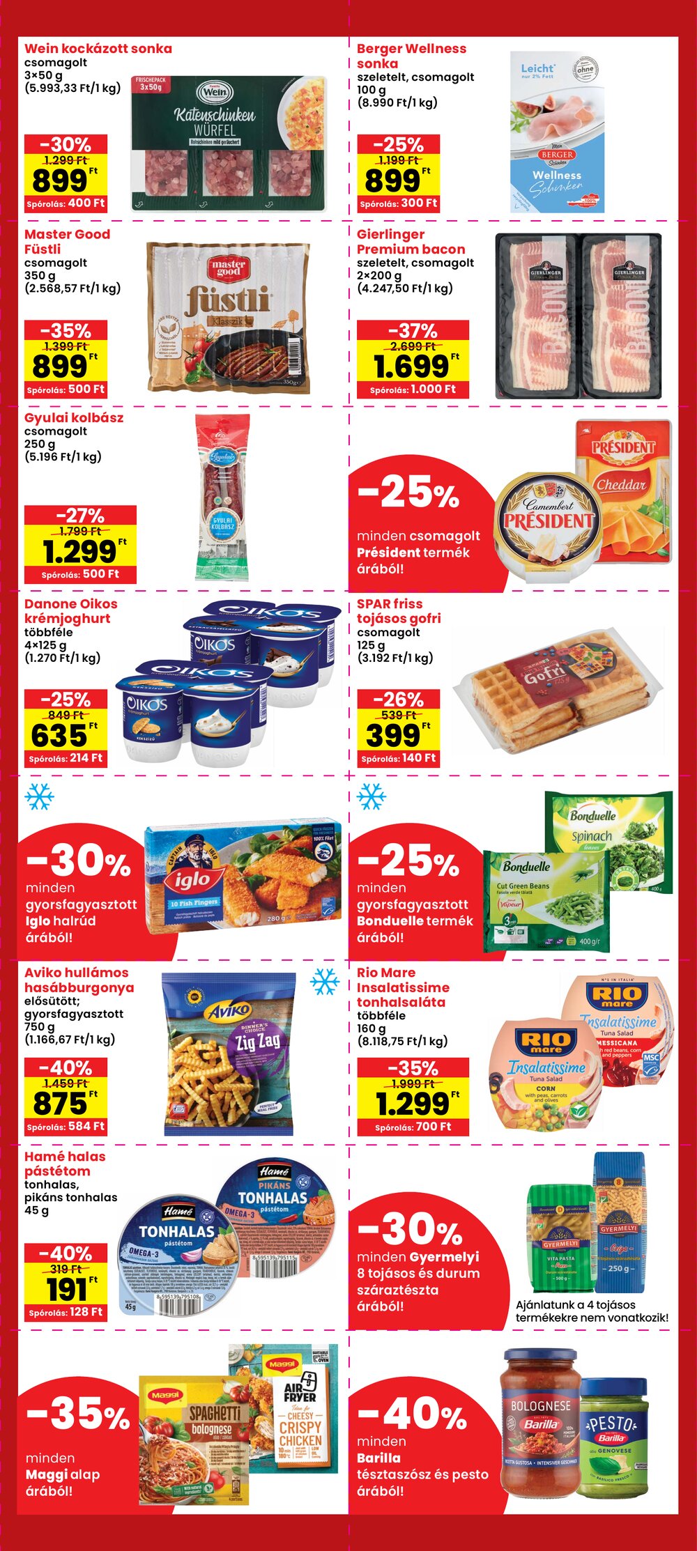 Spar akciós újság 2026.10.05-től - 2. oldal.