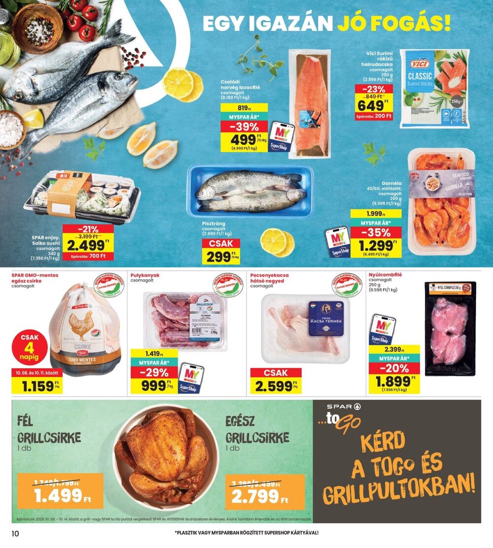 Interspar akciós újság 2026.10.08-tól - 10. oldal.