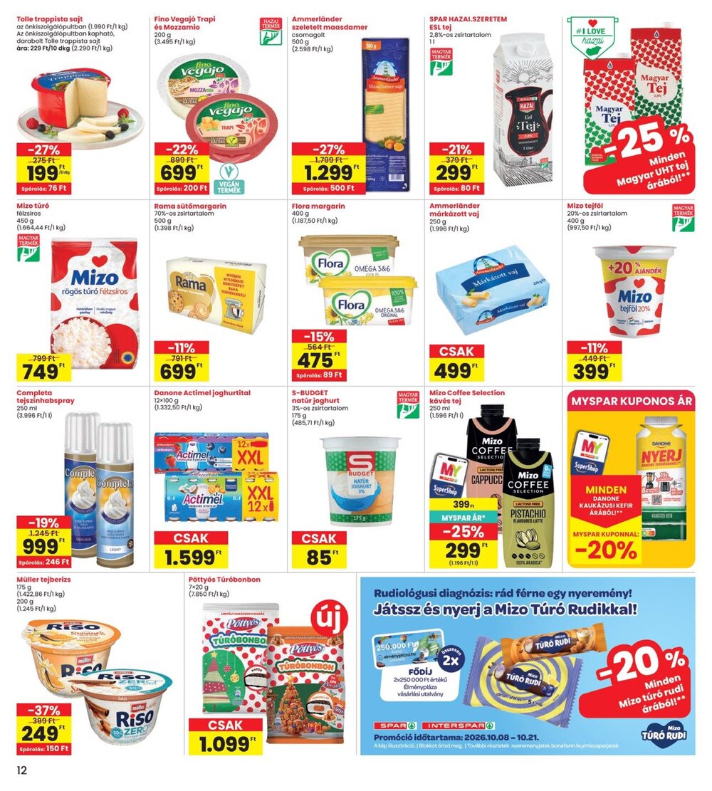 Interspar akciós újság 2026.10.08-tól - 12. oldal.