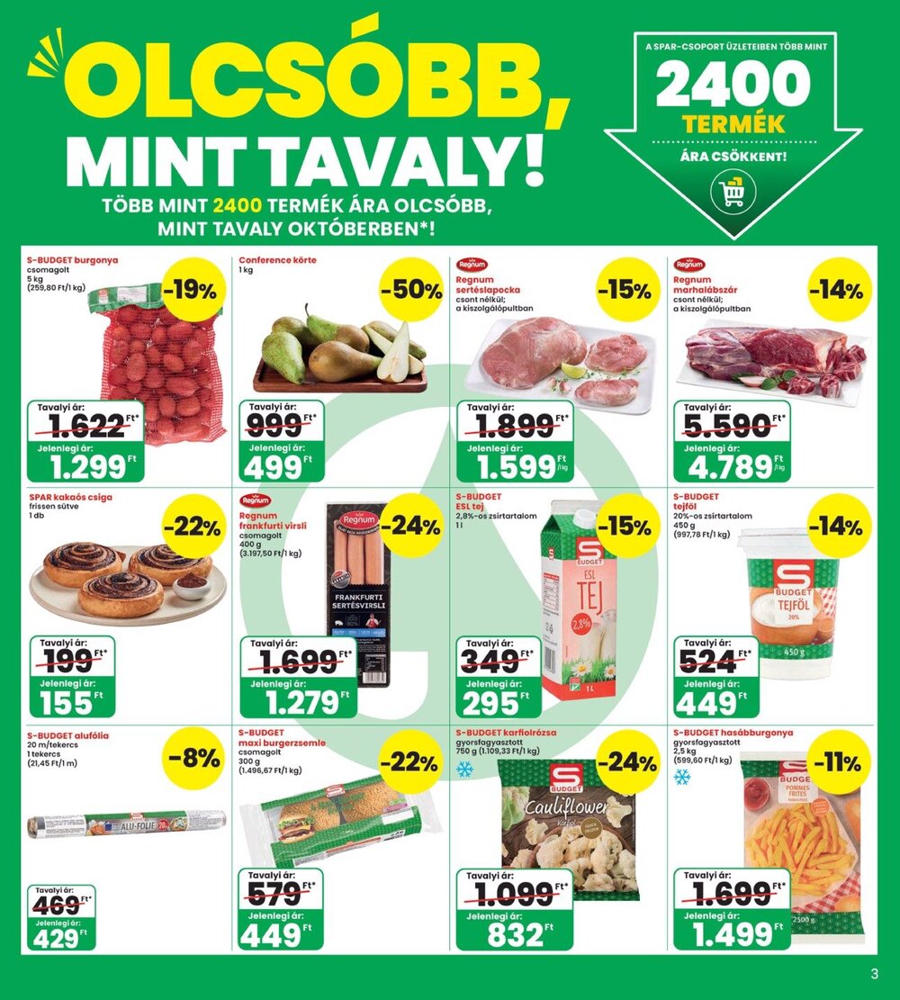 Interspar akciós újság 2026.10.08-tól - 3. oldal.
