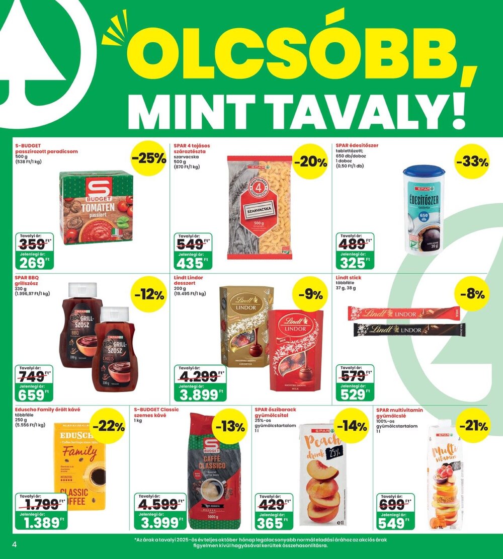 Interspar akciós újság 2026.10.08-tól - 4. oldal.
