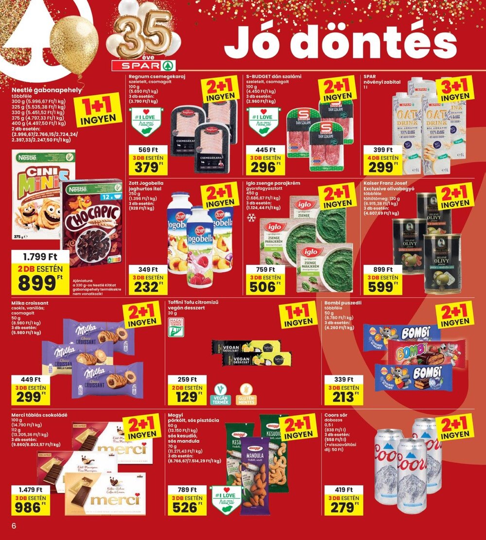 Interspar akciós újság 2026.10.08-tól - 6. oldal.