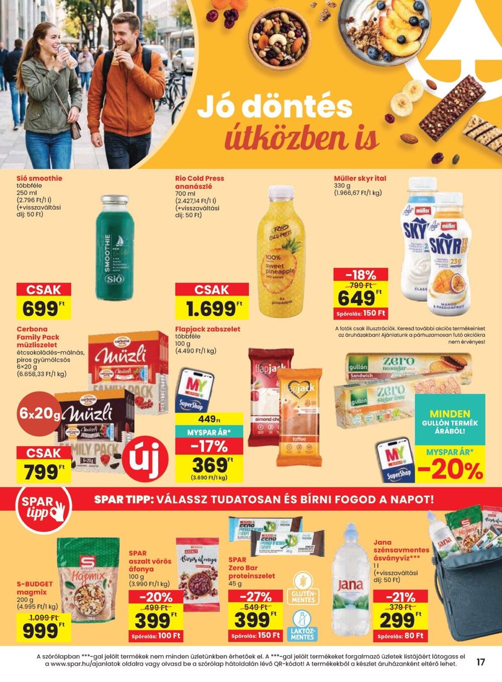 Spar akciós újság 2026.10.08-tól - 17. oldal.