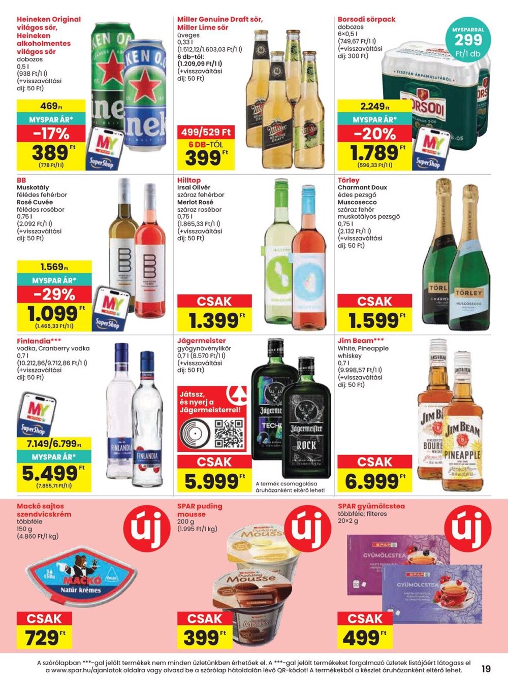 Spar akciós újság 2026.10.08-tól - 19. oldal.