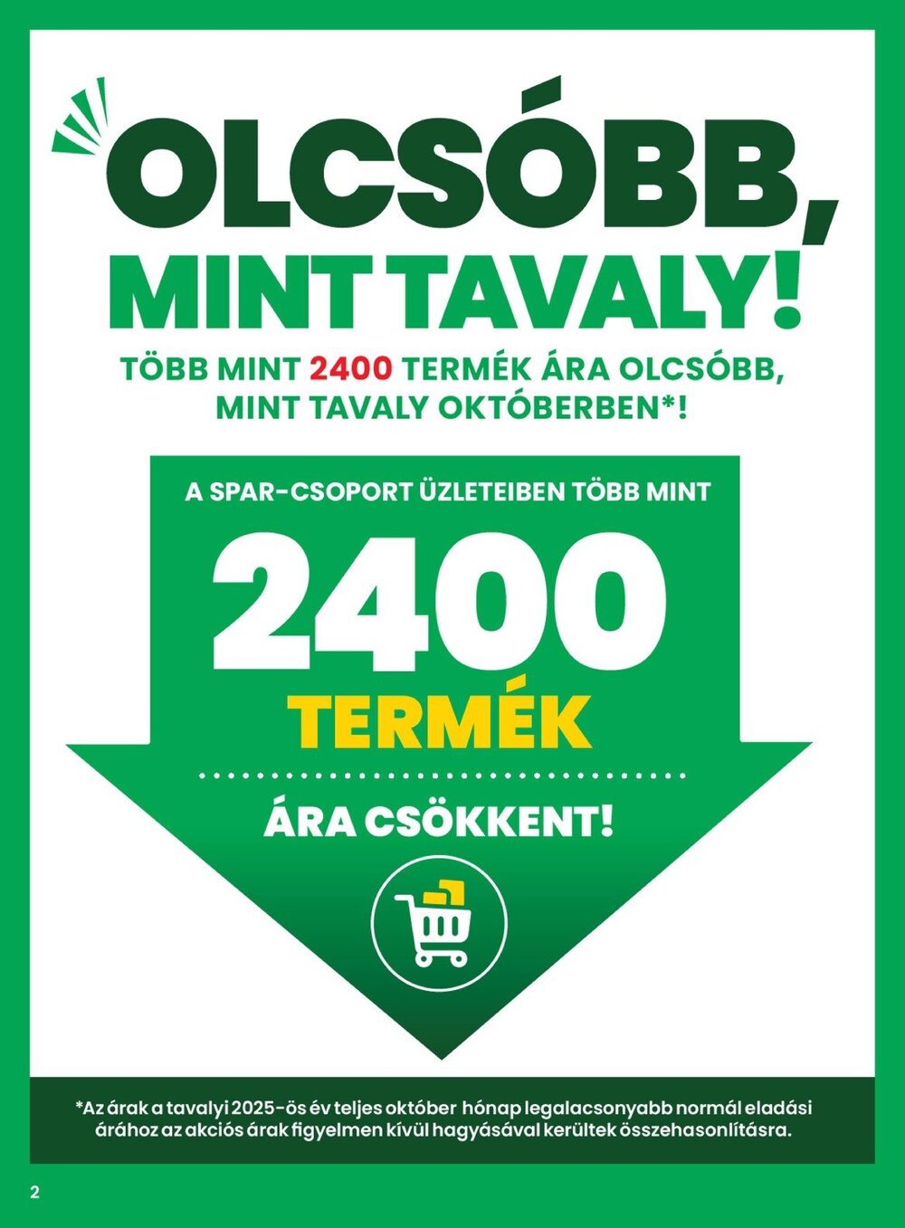 Spar akciós újság 2026.10.08-tól - 2. oldal.