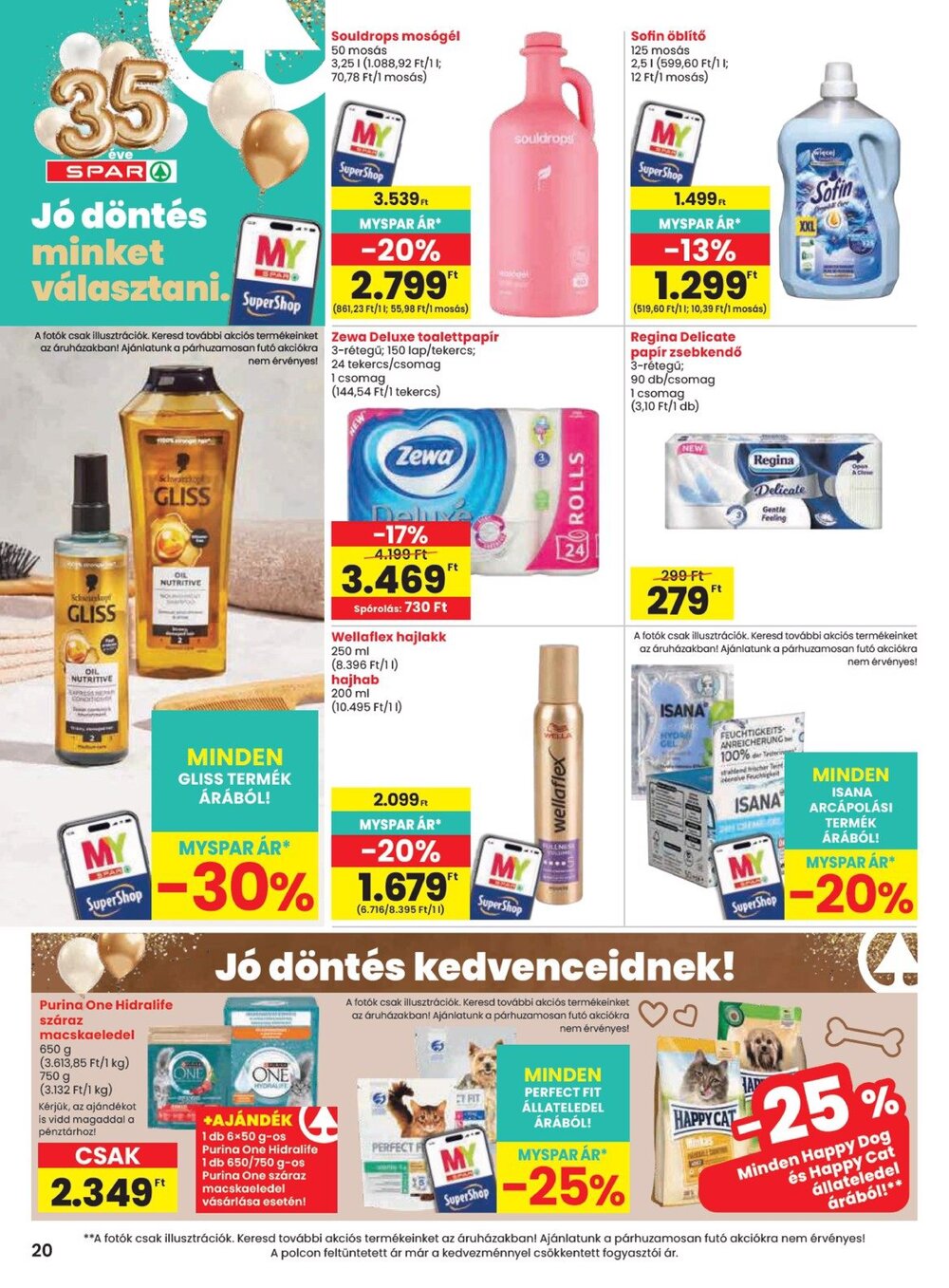 Spar akciós újság 2026.10.08-tól - 20. oldal.