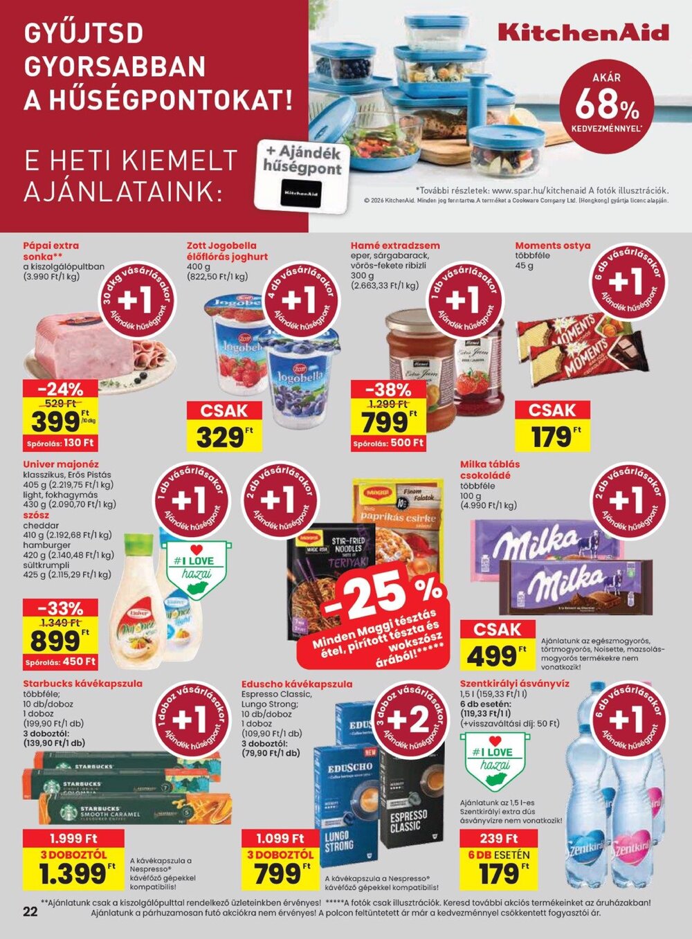 Spar akciós újság 2026.10.08-tól - 22. oldal.