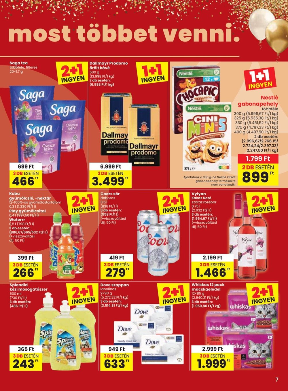 Spar akciós újság 2026.10.08-tól - 7. oldal.